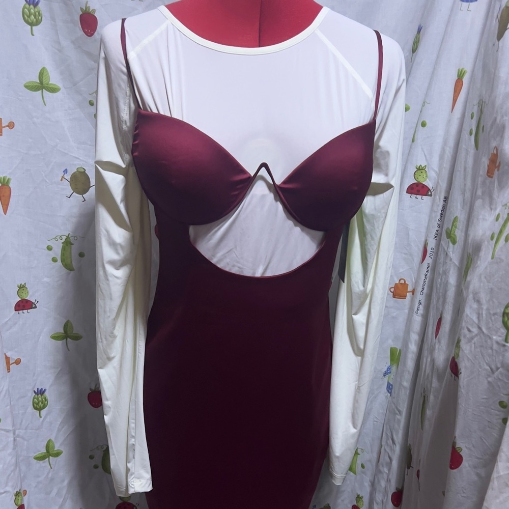 M086 OHPOLLY RED DRESS 👗 sizes UK12 US8